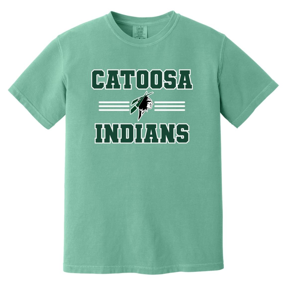 CATOOSA INDIANS ADULT GARMENT WASHED TEE - The Club