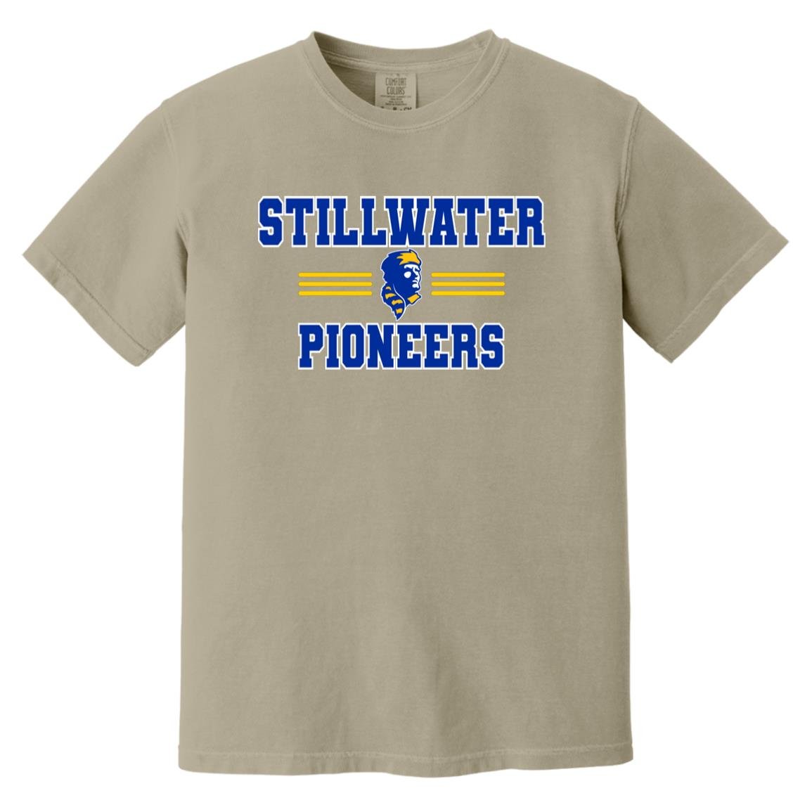 STILLWATER PIONEERS ADULT GARMENT DYED TEE - The Club