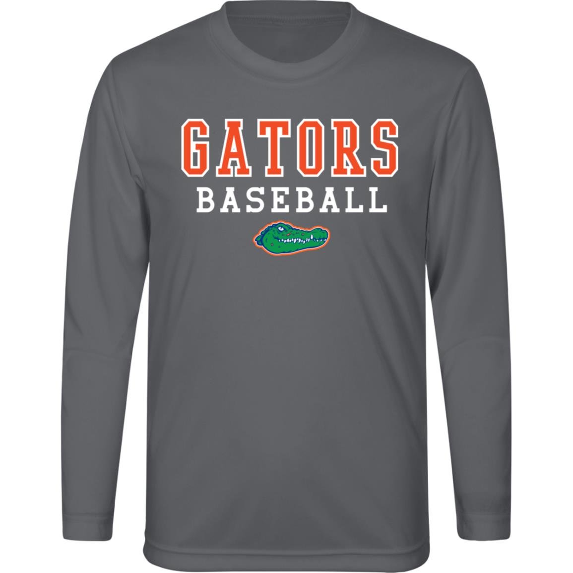 GATB011 - GATORS BASEBALL YOUTH PERFORMANCE LONG SLEEVE TEE - The Club