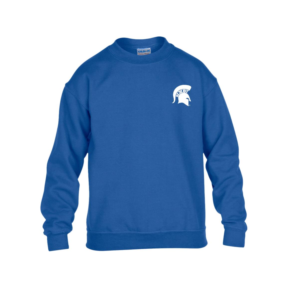 SPARTAN FAN CLUB GILDAN KIDS HEAVY BLEND FLEECE CREW