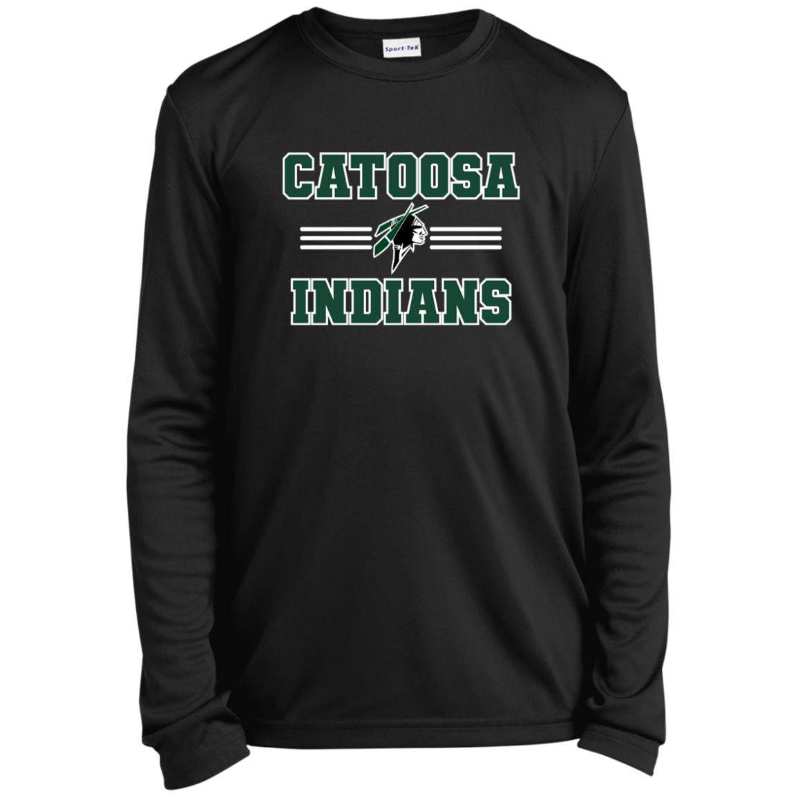 CATOOSA INDIANS YOUTH LONG SLEEVE PERFORMANCE TEE - The Club
