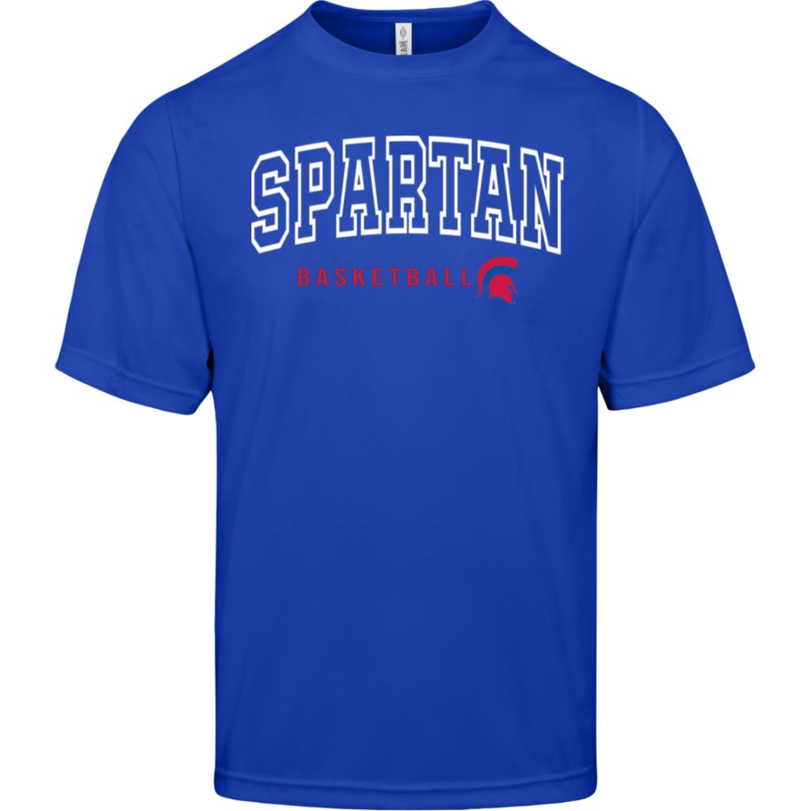 Classic Spartan Basketball Adult Performance Tee - The Club