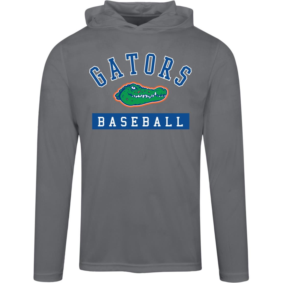 GATB007 - GATORS BASEBALL ADULT PERFORMANCE HOODED TEE - The Club