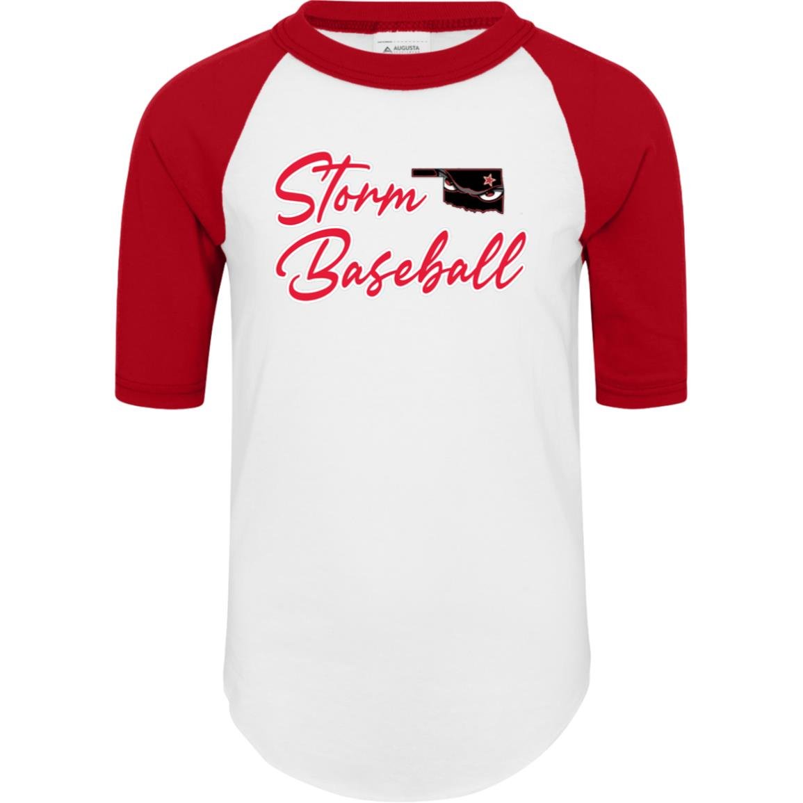 002 - COLORBLOCK RAGLAN YOUTH TEE - The Club