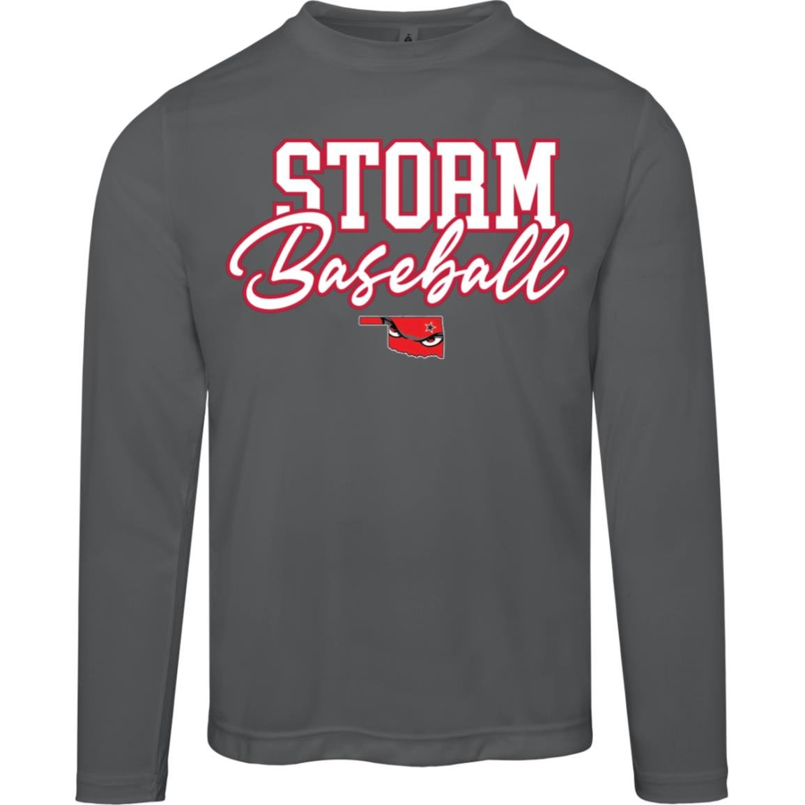 004 - STORM BASEBALL ADULT LONG SLEEVE PERFORMANCE TEE - The Club