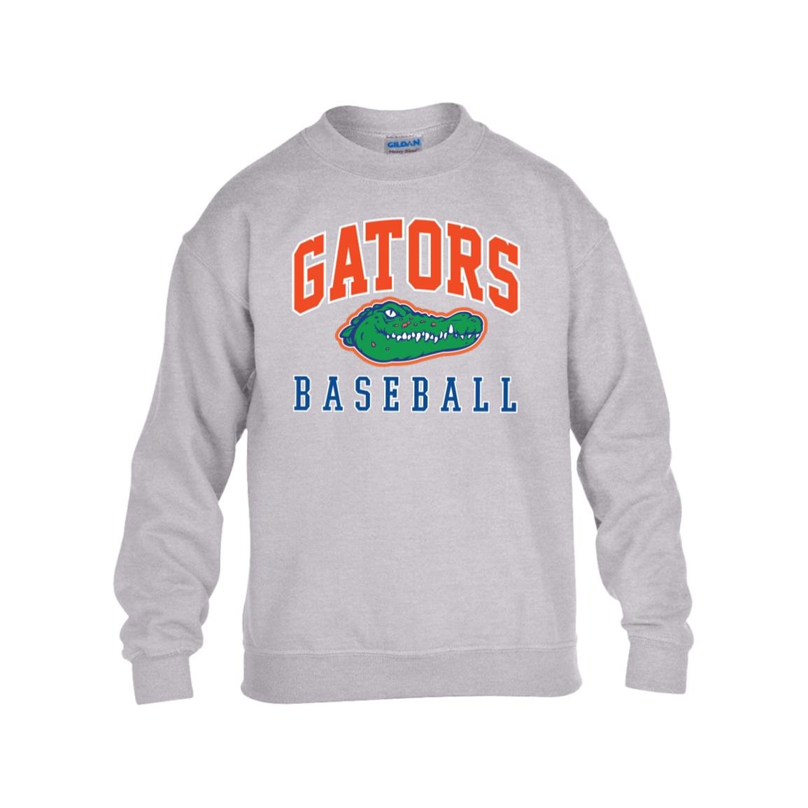 GATB006 - GATORS BASEBALL YOUTH CREWNECK SWEATSHIRT - The Club
