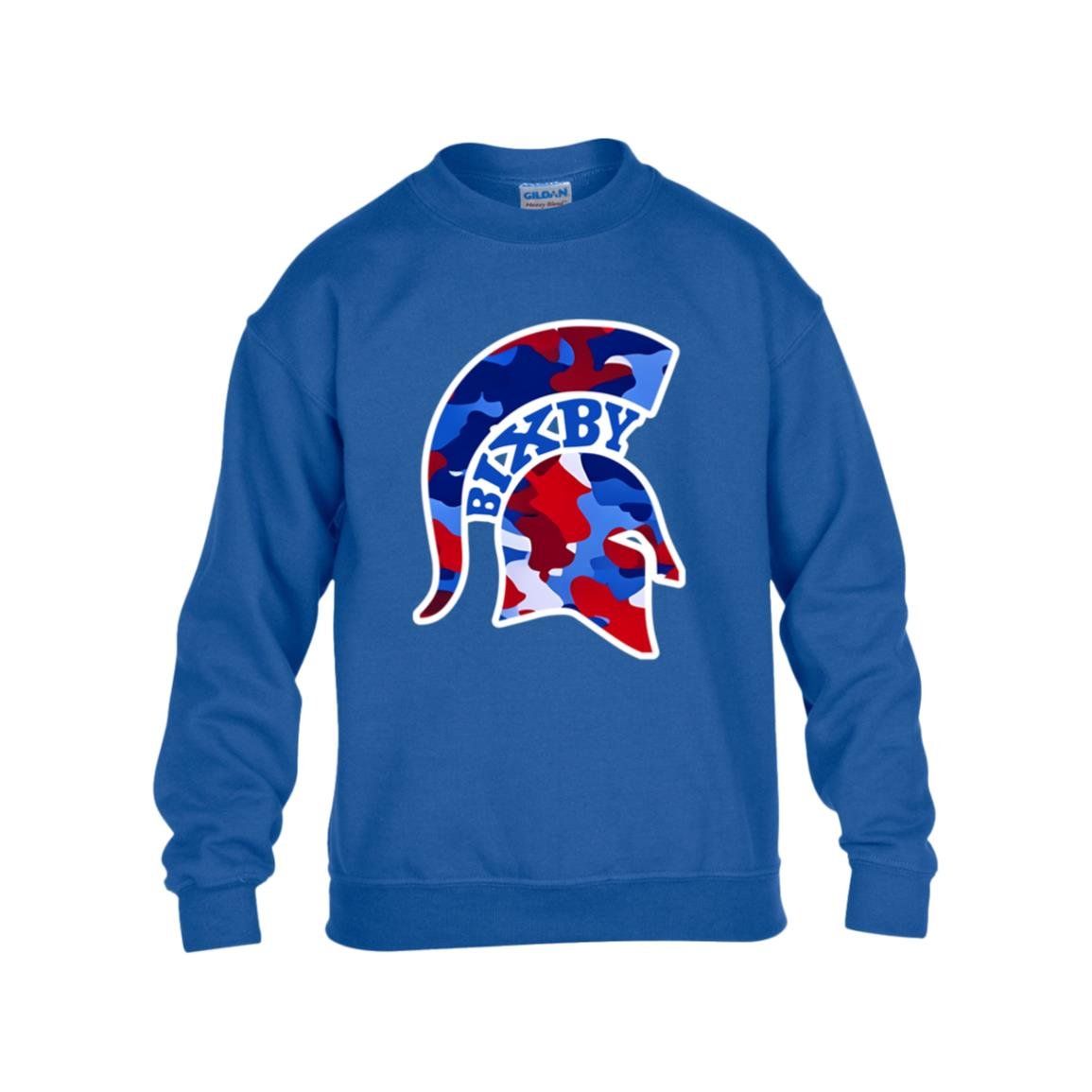 BIXBY SPARTANS YOUTH BOYS CREW SWEATSHIRT - The Club