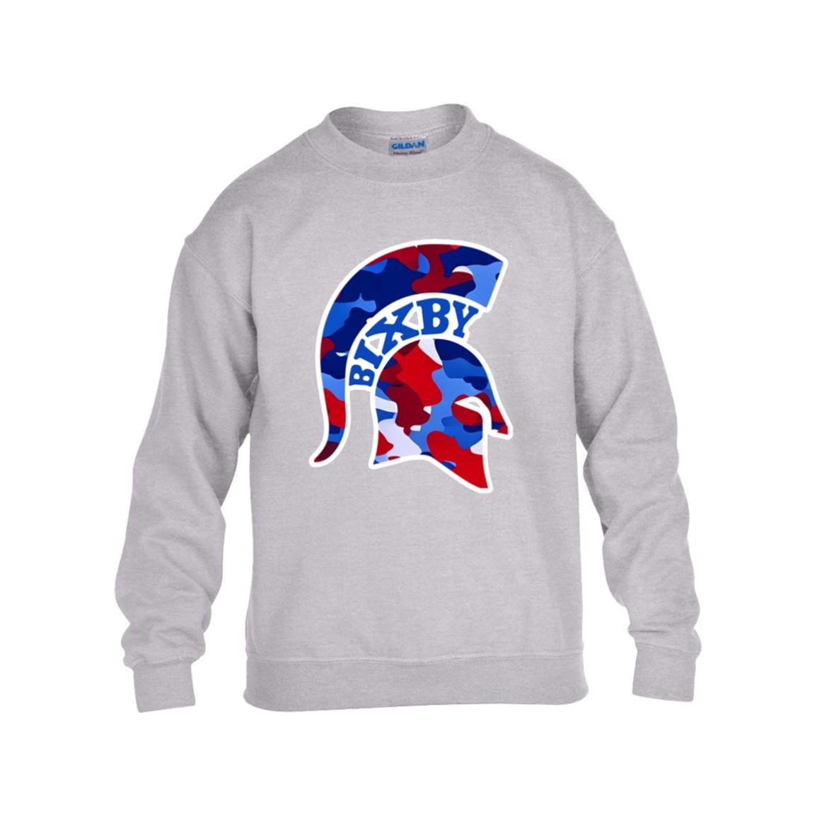 BIXBY SPARTANS YOUTH BOYS CREW SWEATSHIRT - The Club