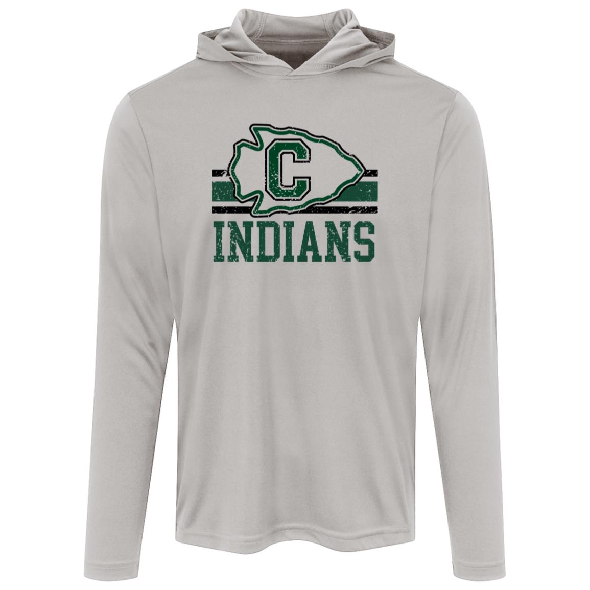 CATOOSA INDIANS ADULT HOODED PERFORMANCE TEE - The Club