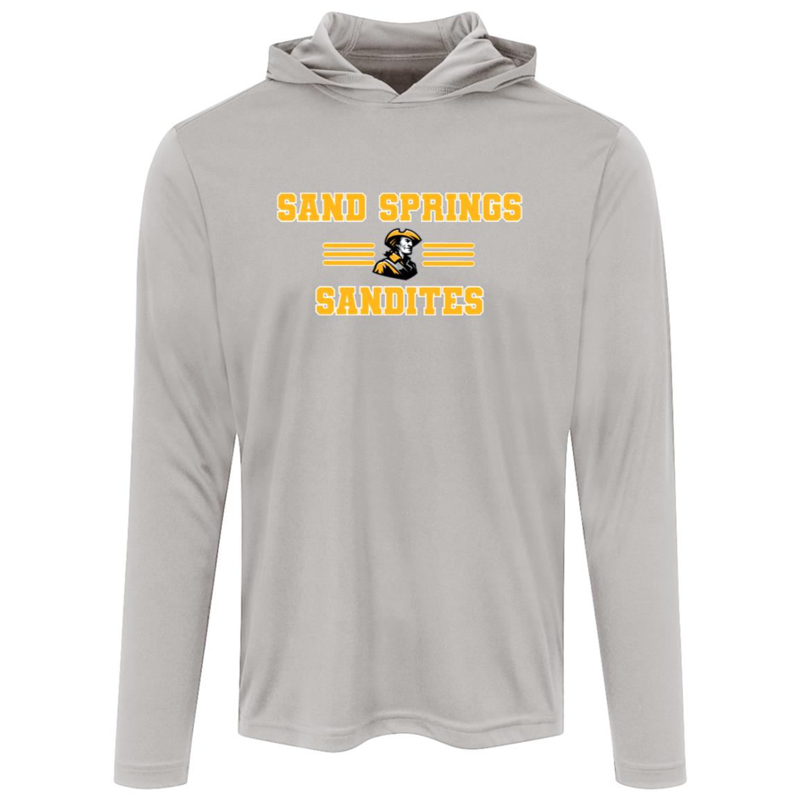 SAND SPRINGS SANDITES HOODED PERFORMANCE TEE - The Club