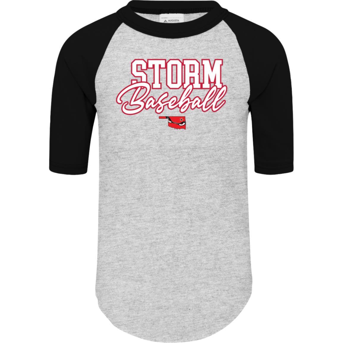 004 - COLORBLOCK RAGLAN YOUTH TEE - The Club