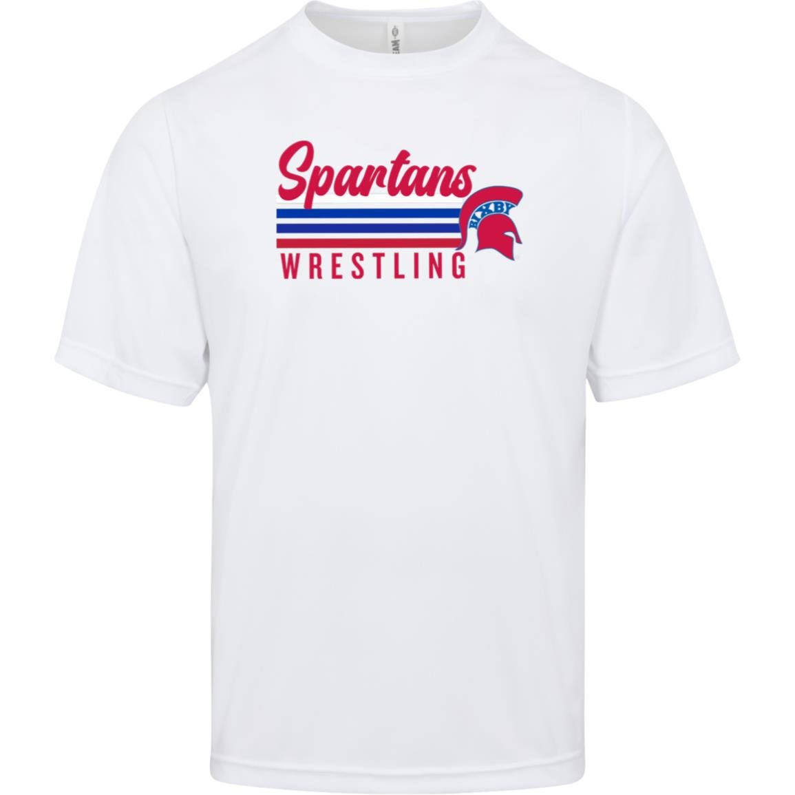 ALL THE VIBES SPARTANS WRESTLING ADULT PERFORMANCE TEE - The Club