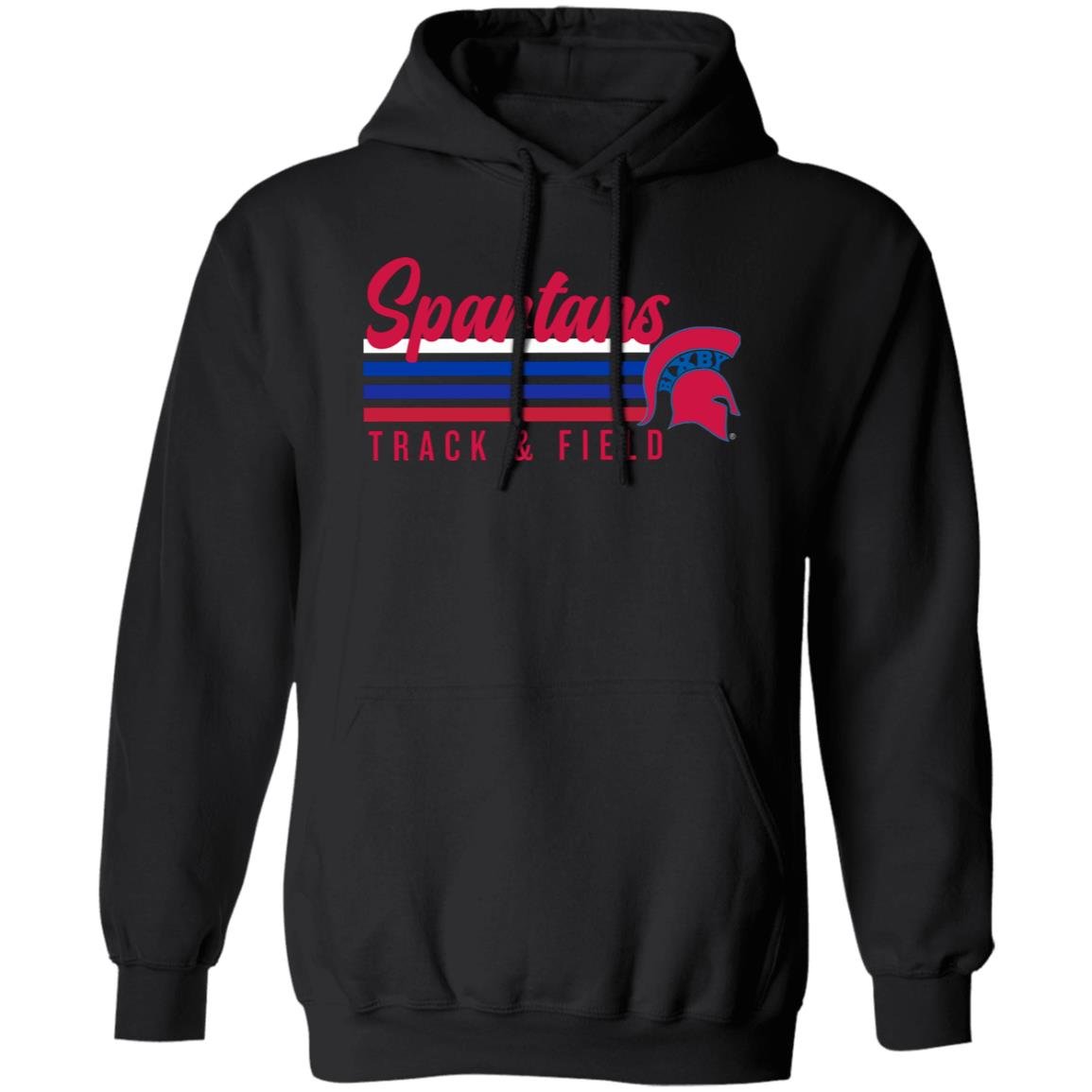 ALL THE VIBES SPARTANS T&F PULLOVER HOODIE - The Club