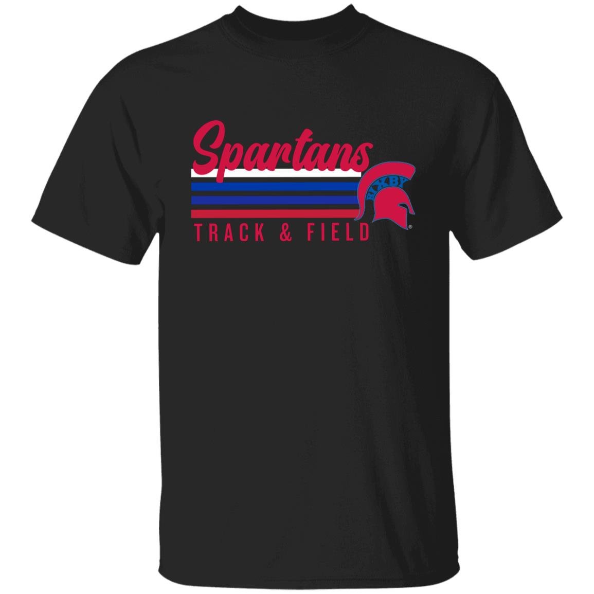 ALL THE VIBES SPARTANS T&F YOUTH 100% COTTON T - SHIRT - The Club