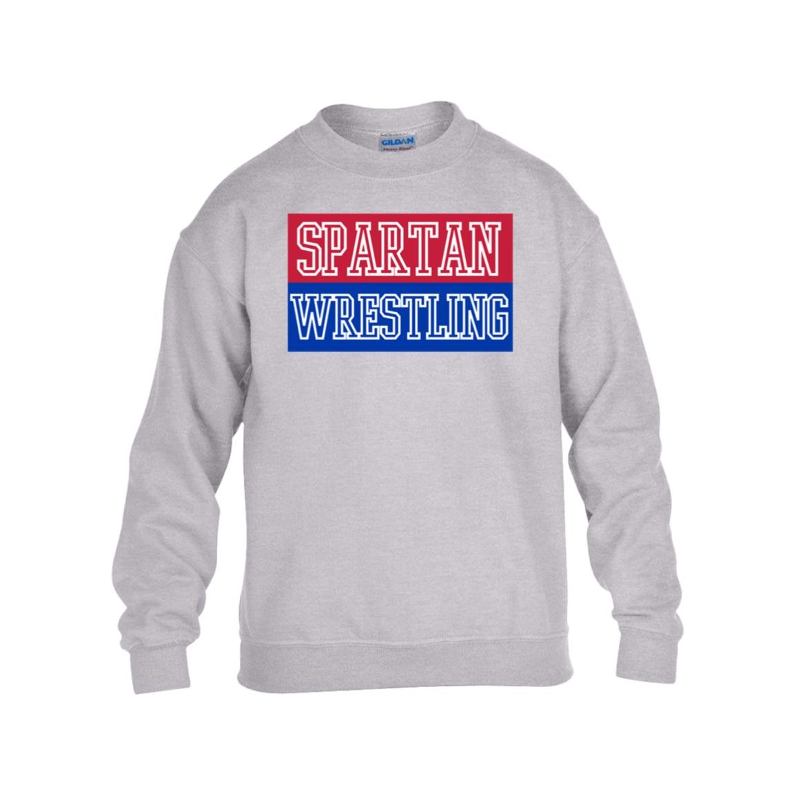 ESSENTIAL WRESTLING GILDAN YOUTH HEAVY BLEND FLEECE CREW - The Club