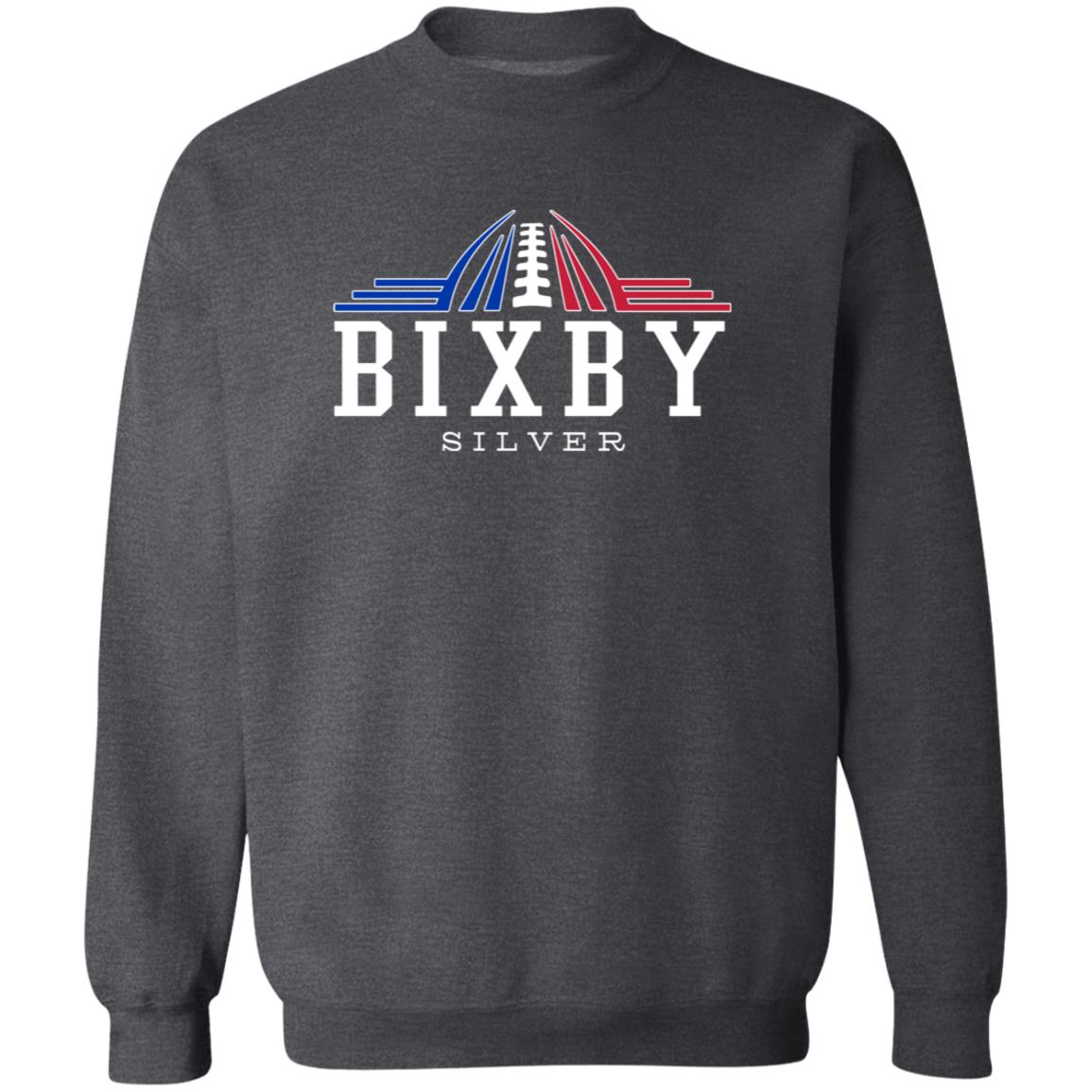 LEGENDS BIXBY SILVER ADULT CREWNECK PULLOVER SWEATSHIRT