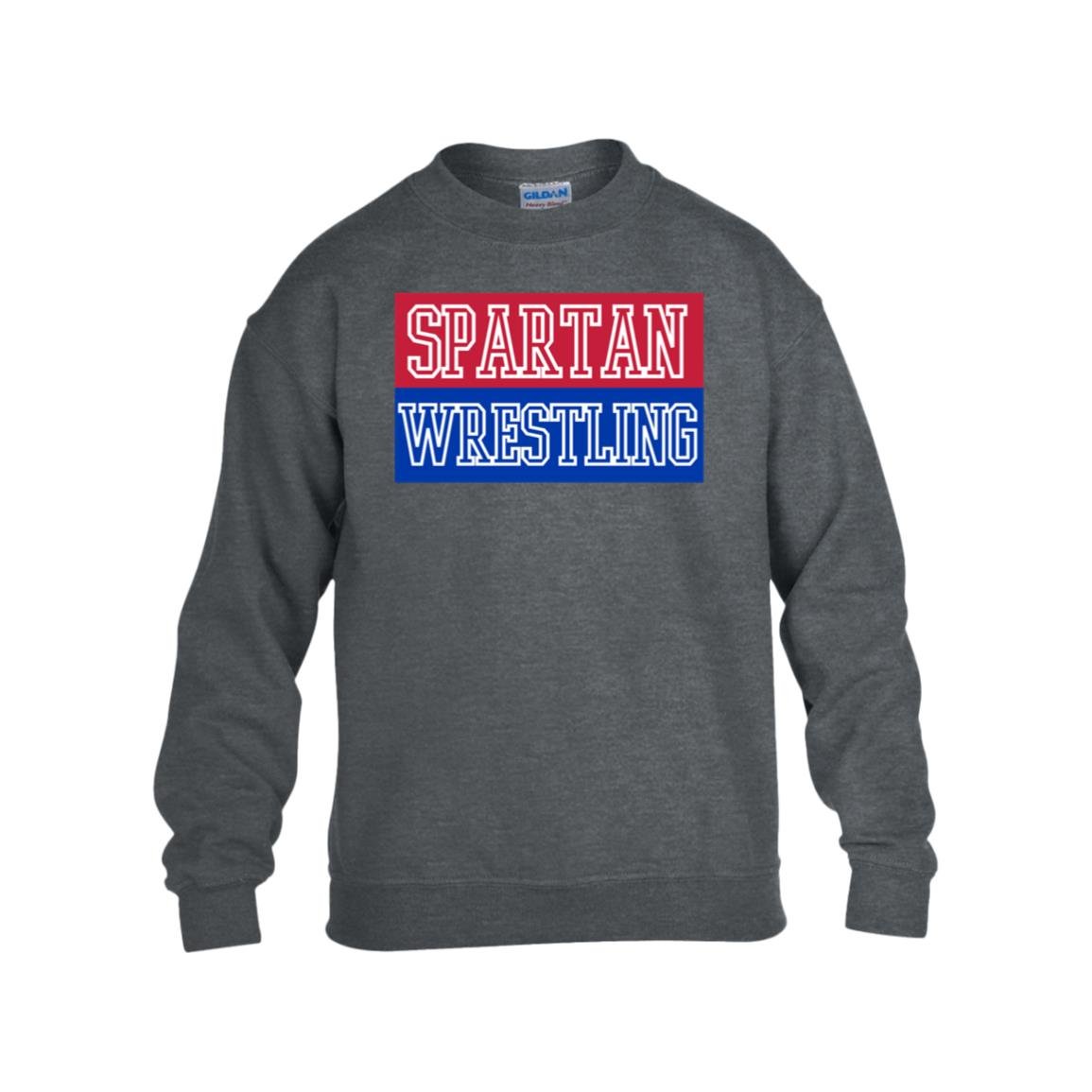 ESSENTIAL WRESTLING GILDAN YOUTH HEAVY BLEND FLEECE CREW - The Club