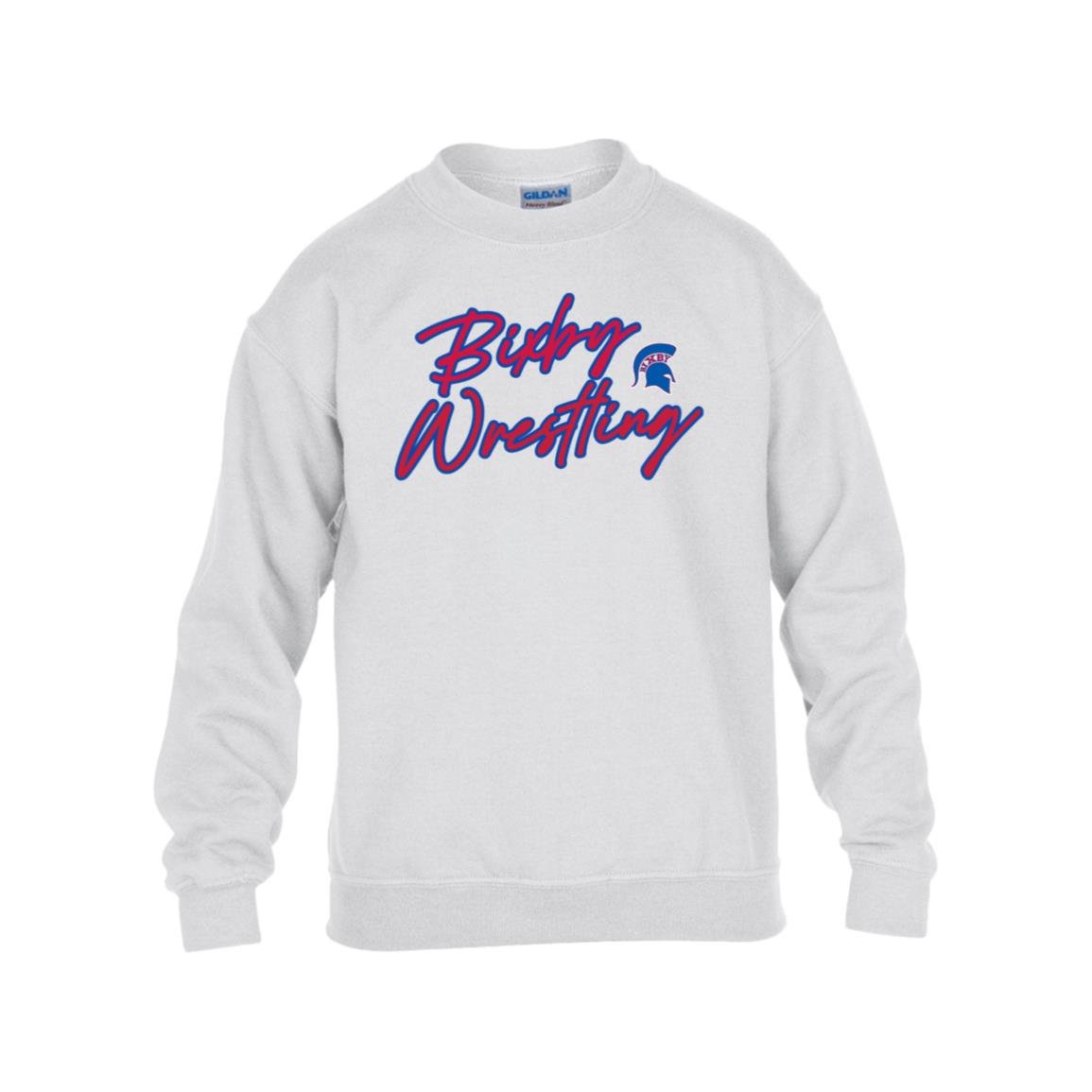 BIXBY SPIRIT WRESTLING GILDAN YOUTH HEAVY BLEND FLEECE CREW - The Club