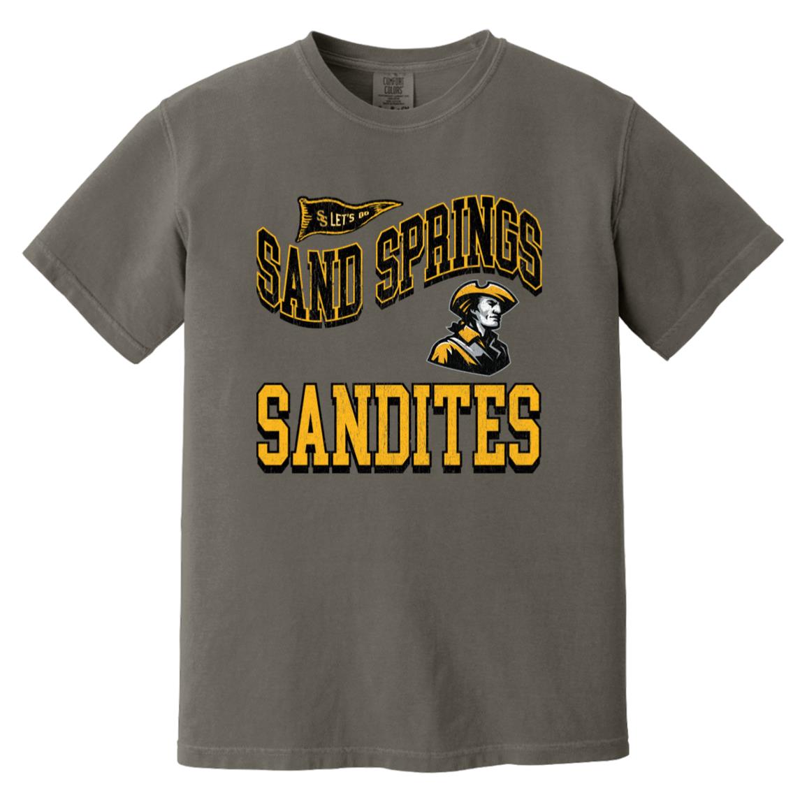 SAND SPRINGS SANDITES GARMENT WASHED TEE - The Club