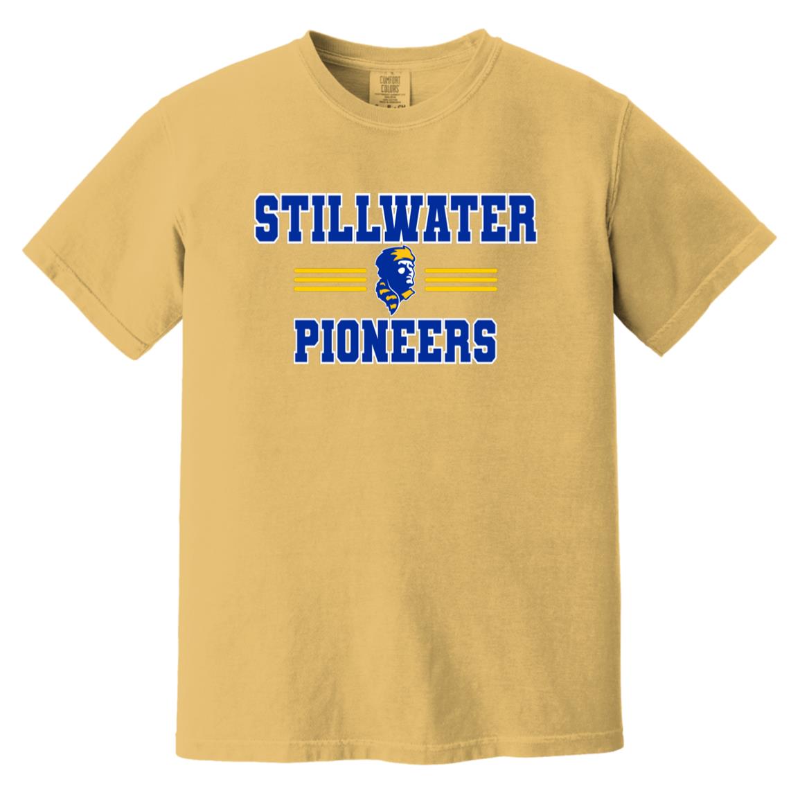 STILLWATER PIONEERS ADULT GARMENT DYED TEE - The Club