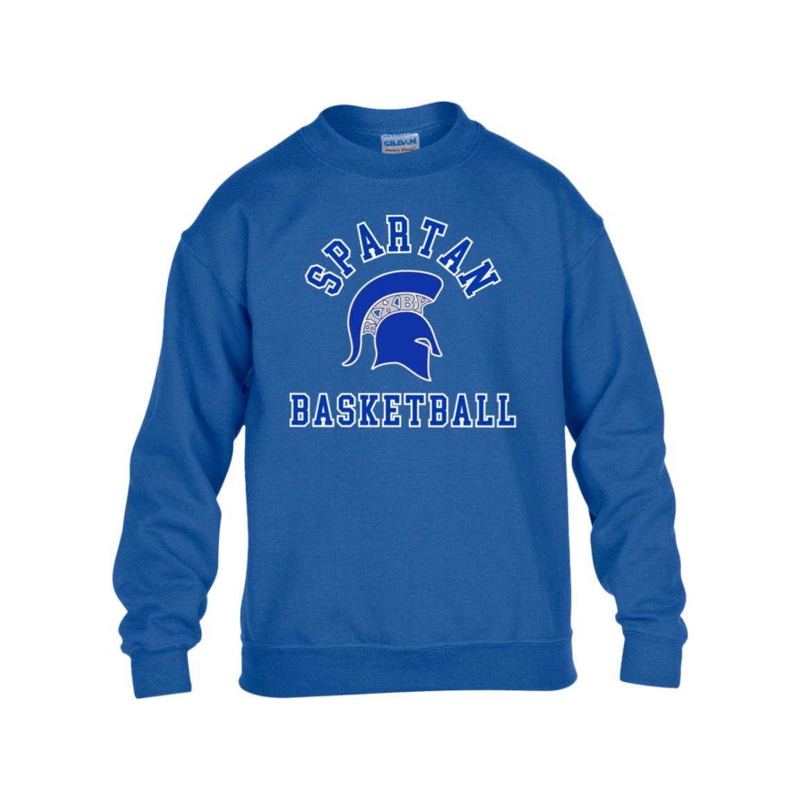 Spartan Basketball Classic Gildan YOUTH Heavy Blend Fleece Crew - The Club
