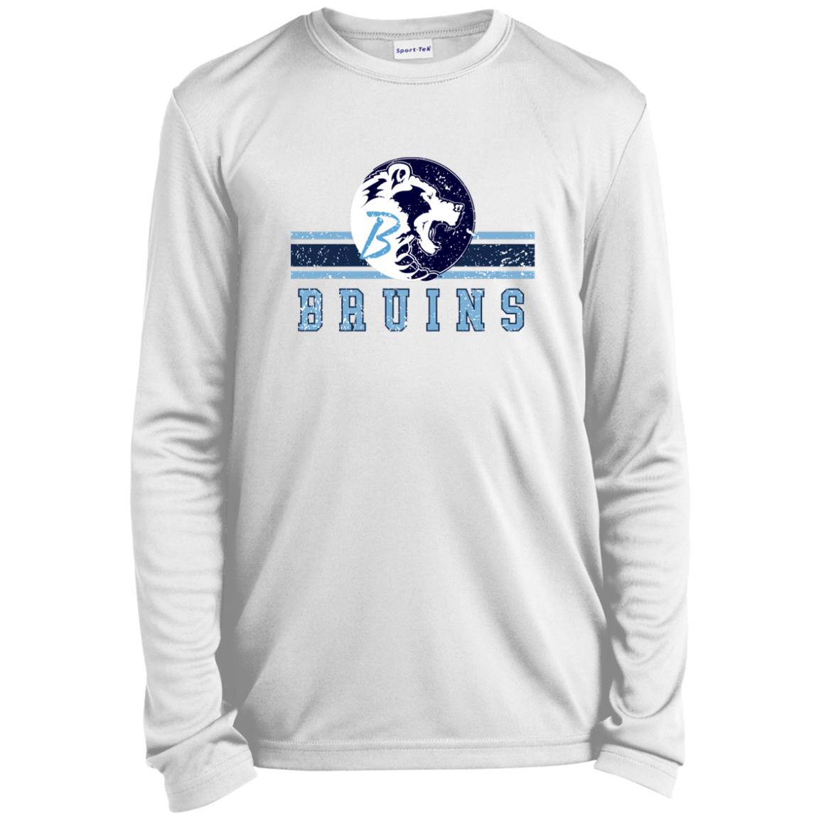 BARTLESVILLE BRUINS YOUTH LONG SLEEVE PERFORMANCE TEE - The Club