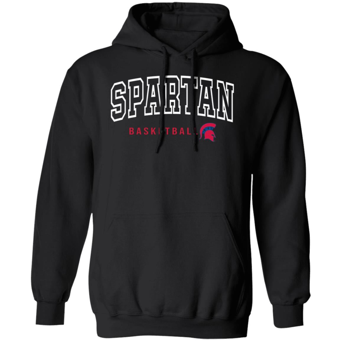Classic Spartan Basketball Adult Pullover Hoodie - The Club