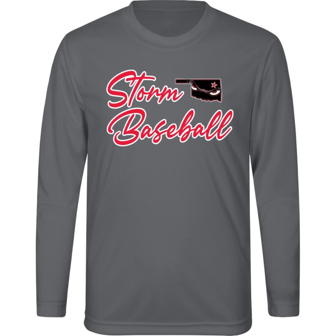 002 - STORM BASEBALL YOUTH LONG SLEEVE PERFORMANCE TEE - The Club