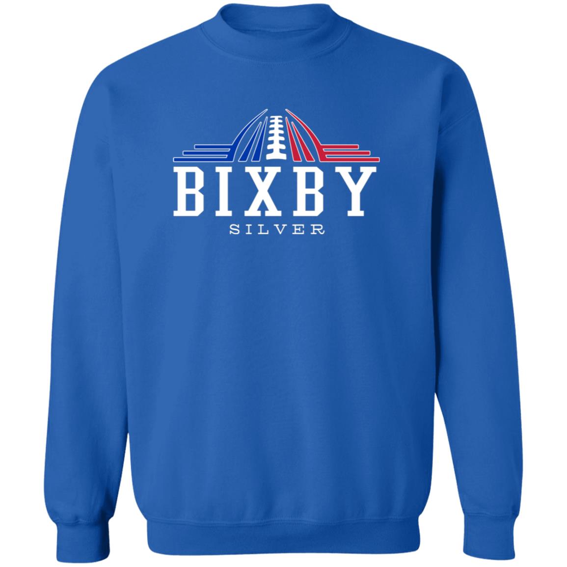 LEGENDS BIXBY SILVER ADULT CREWNECK PULLOVER SWEATSHIRT
