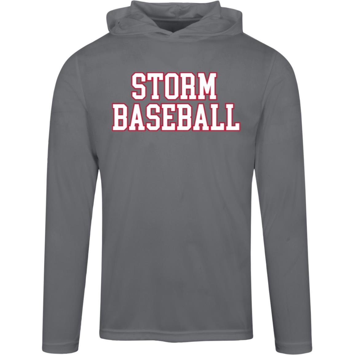 008 - STORM BASEBALL ADULT HOODED PERFORMANCE TEE - The Club