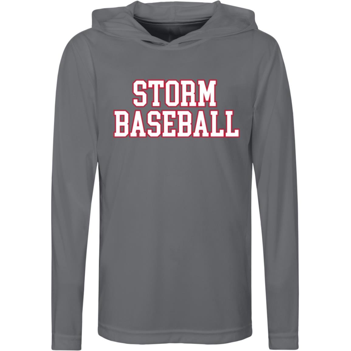 008 - STORM BASEBALL YOUTH HOODED PERFORMANCE TEE - The Club
