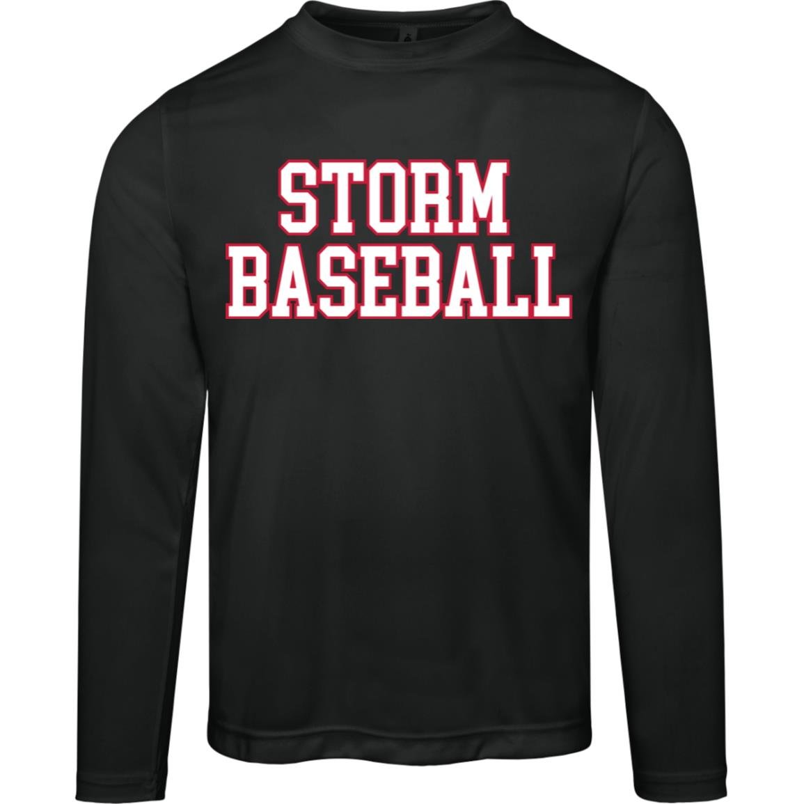 008 - STORM BASEBALL ADULT LONG SLEEVE PERFORMANCE TEE - The Club