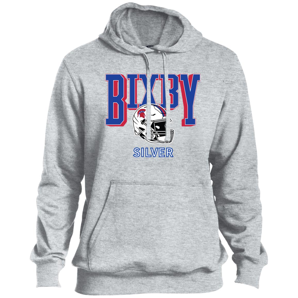 BIXBY SILVER FOOTBALL ADULT HOODED PULLOVER - The Club