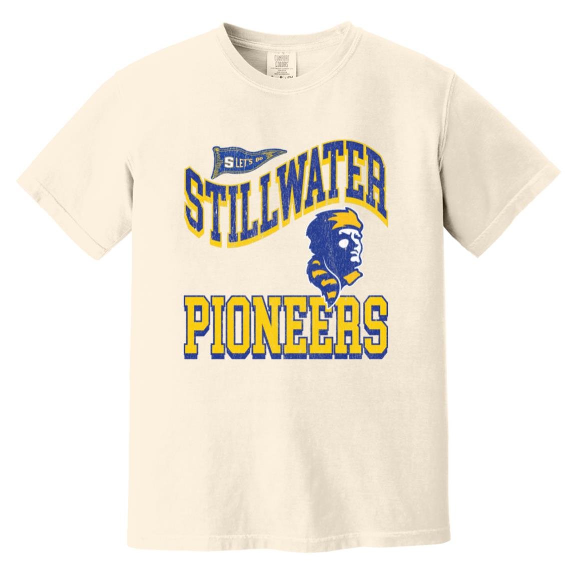 STILLWATER PIONEERS ADULT GARMENT DYED TEE - The Club