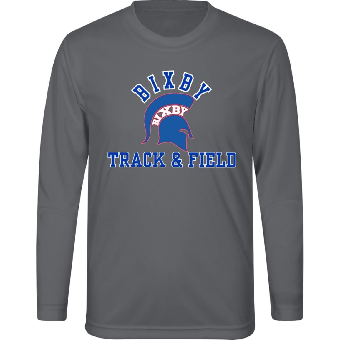 RED AND BLUE TRUE T&F YOUTH PERFORMANCE LONG SLEEVE - The Club