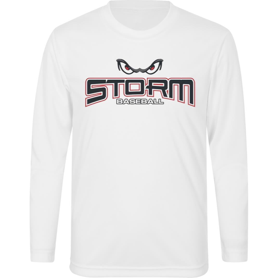 007 - STORM BASEBALL YOUTH LONG SLEEVE PERFORMANCE TEE - The Club