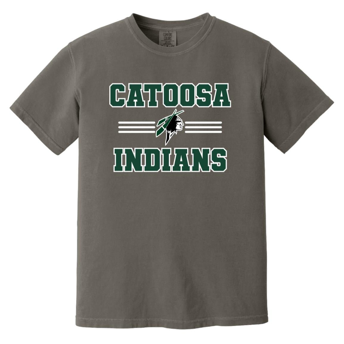 CATOOSA INDIANS ADULT GARMENT WASHED TEE - The Club
