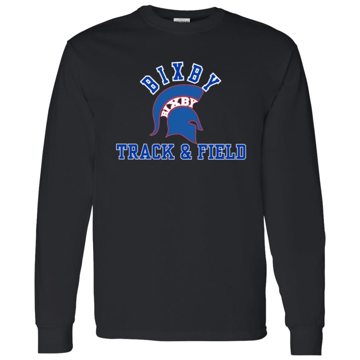 RED AND BLUE TRUE T&F ADULT 100% COTTON T - SHIRT - The Club