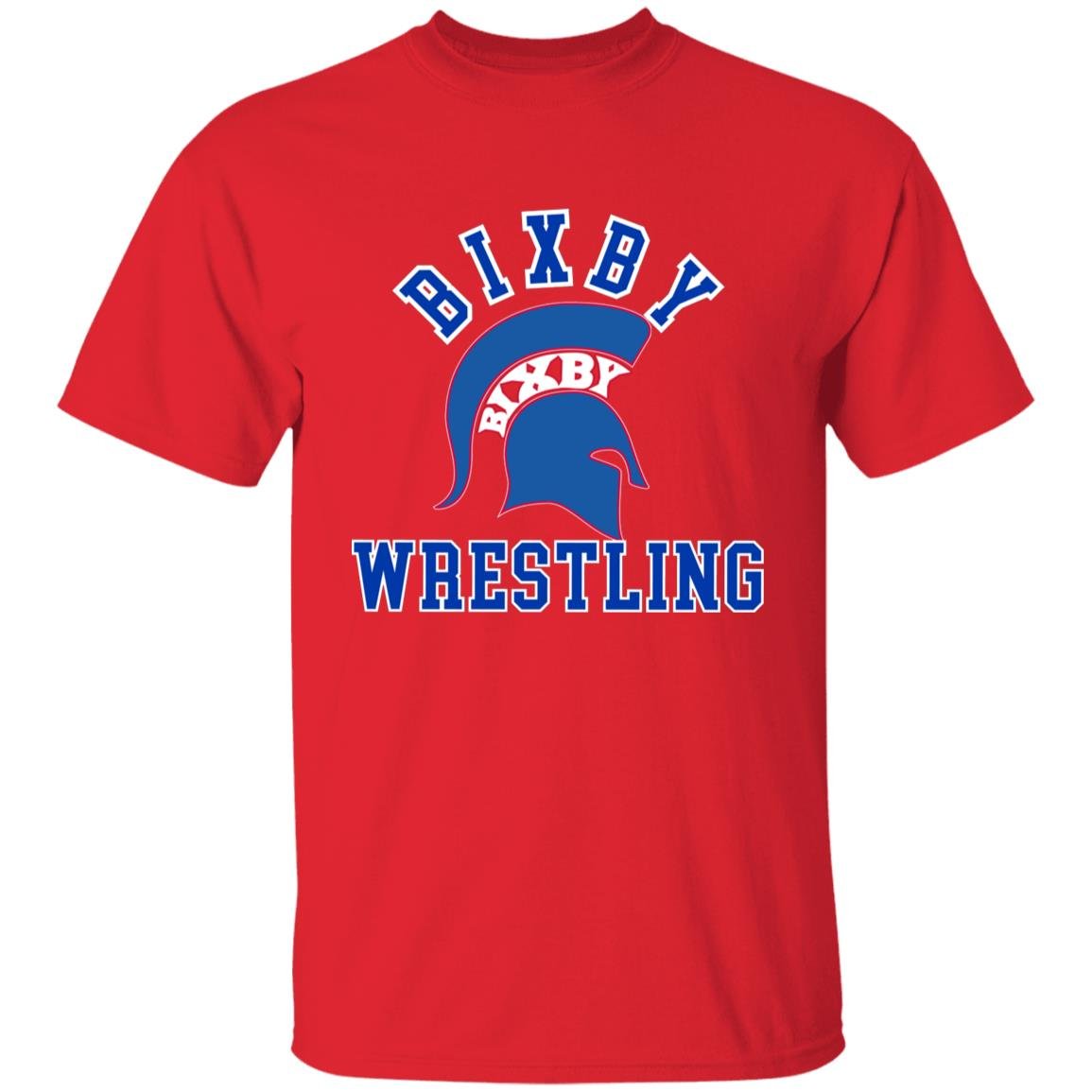 RED AND BLUE TRUE WRESTLING 100% COTTON T - SHIRT - The Club