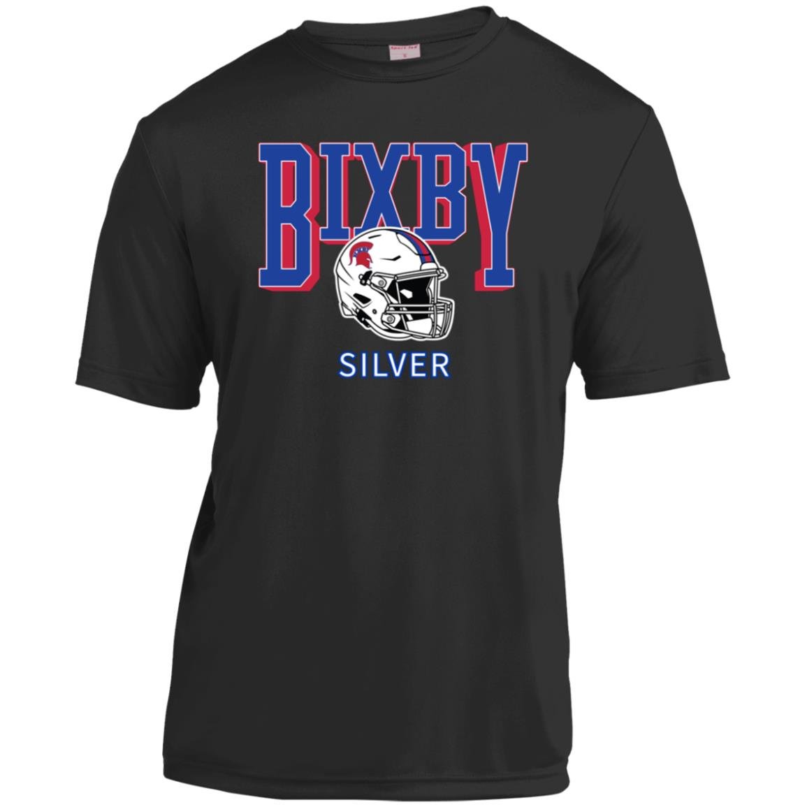 BIXBY SILVER FOOTBALL YOUTH PERFORMANCE TEE - The Club