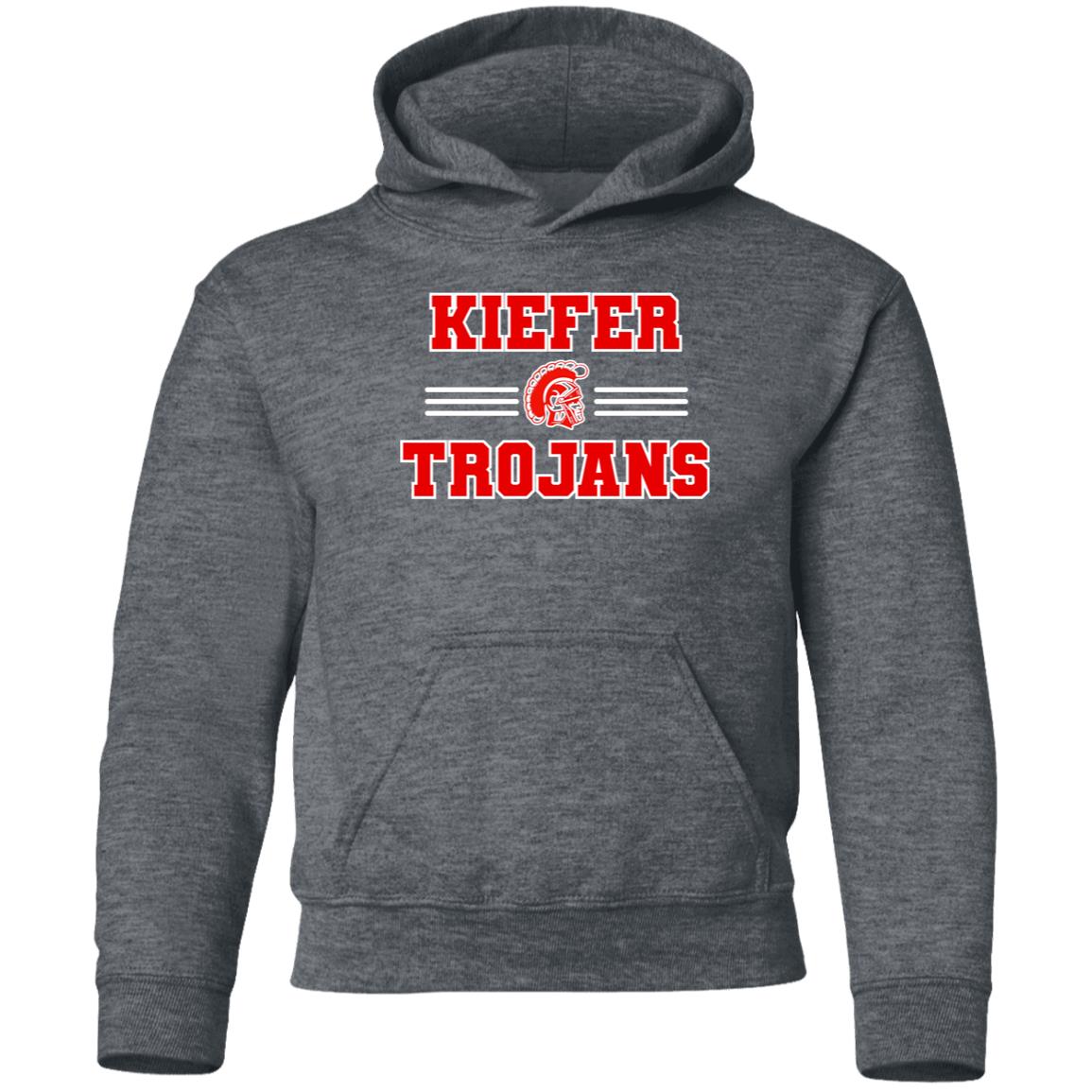 KIEFER TROJANS YOUTH HOODED PULLOVER - The Club