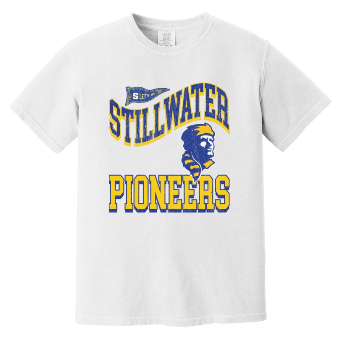 STILLWATER PIONEERS ADULT GARMENT DYED TEE - The Club