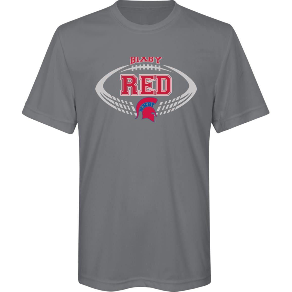 SPARTAN GAME PLAY BIXBY RED YOUTH PERFORMANCE TEE