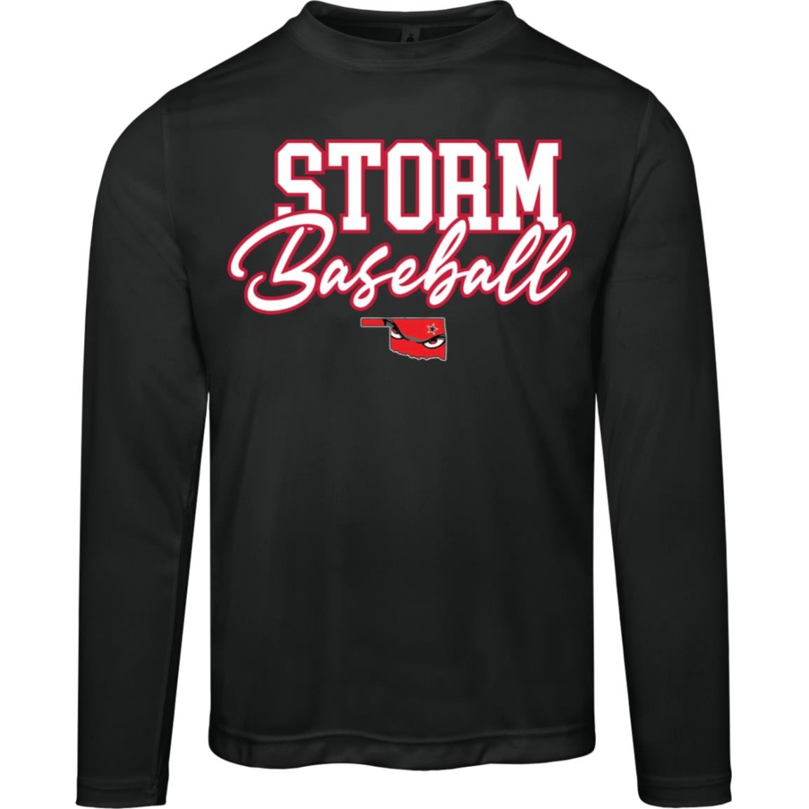 004 - STORM BASEBALL ADULT LONG SLEEVE PERFORMANCE TEE - The Club
