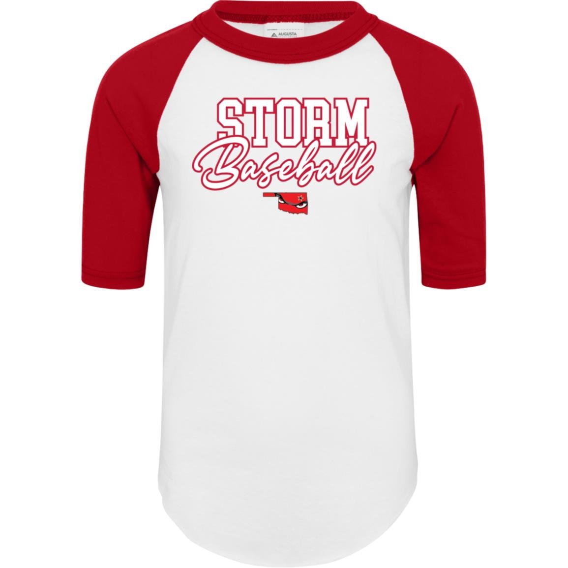 004 - COLORBLOCK RAGLAN YOUTH TEE - The Club