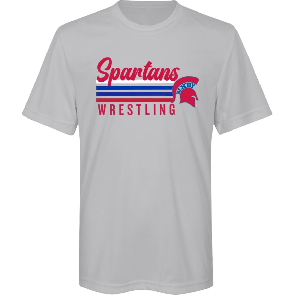 ALL THE VIBES SPARTANS WRESTLING YOUTH PERFORMANCE TEE - The Club