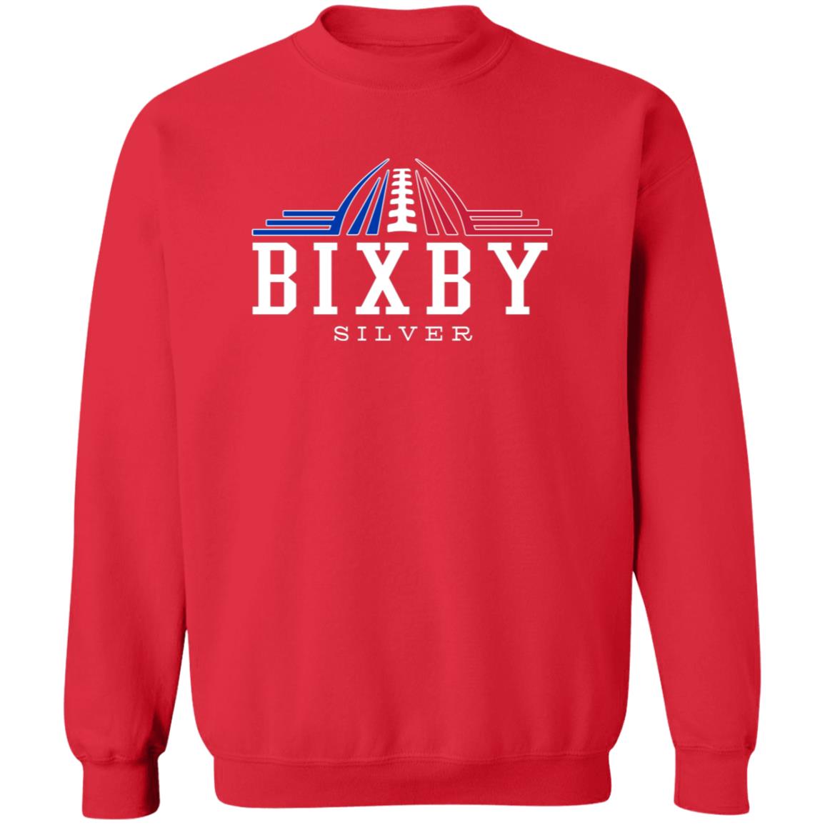 LEGENDS BIXBY SILVER ADULT CREWNECK PULLOVER SWEATSHIRT