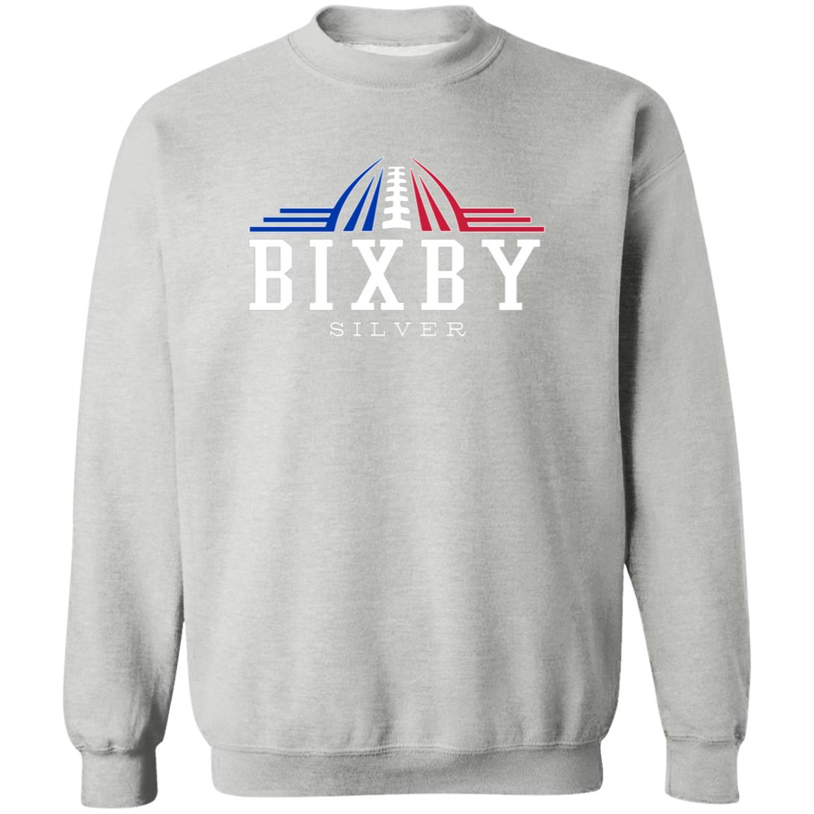 LEGENDS BIXBY SILVER ADULT CREWNECK PULLOVER SWEATSHIRT