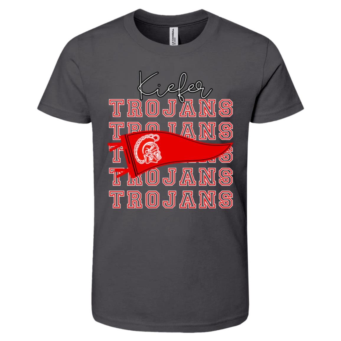 KIEFER TROJANS YOUTH COTTON TEE - The Club