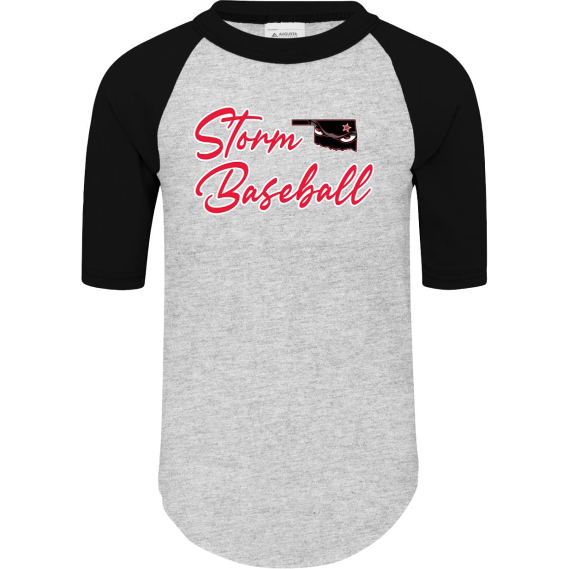 002 - COLORBLOCK RAGLAN YOUTH TEE - The Club